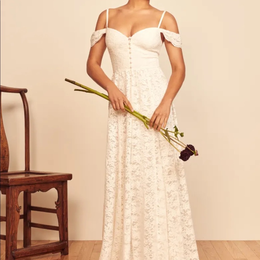 NWT Reformation White Negroni Dress